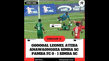 Pamba Jiji Vs Simba SC Goli La Ateba Football Simbasc Soccer Diamondplatnumz Comedy Memes 