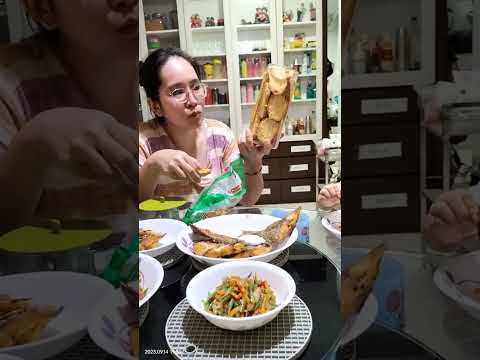 Makan Malam Nasi, Ikan Goreng, Buncis Tumis Baby Cumi. Tgl 14-09-2023. @delisfamily6824