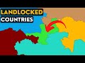 What Are The Largest Landlocked Countries In The World?