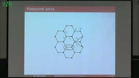 SRQW01 | Prof. Vieri Mastropietro | Universality in solid state physics and Constructive