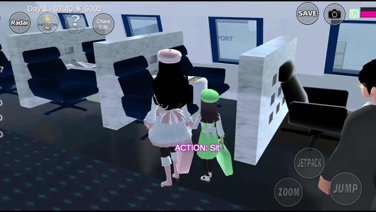 Sakura - Mio được đi máy bay ✈️✈️✈️ @MINH ANH