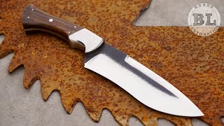 Изготовление ножа Боуи из старой пилы