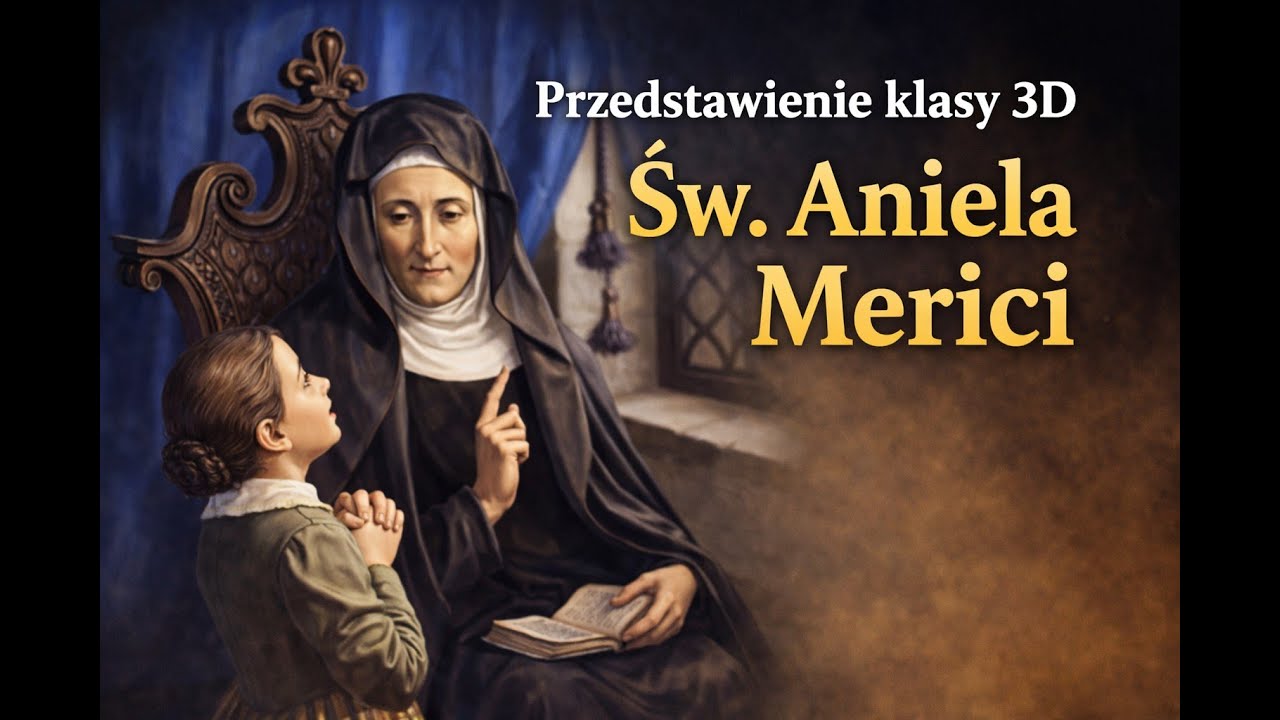 Przedstawienie klasy 3d, opowiadające o św. Anieli - założycielce Zakonu Sióstr Urszulanek (2026)