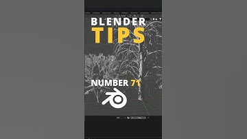 Blender Tip 71 Tree Generator ✔️ #blender #blender3d #blendertutorial #tutorial