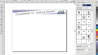 How to Insert Character in Corel Draw - Inserting Character in Corel Draw 48 Inserting Special Characters In Coreldraw