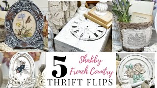 THRIFT FLIPS | SHABBY CHIC | FRENCH COUNTY |TRASH TO TREASURE | THRIFTED HOME DECOR |  DIY CRAFTS