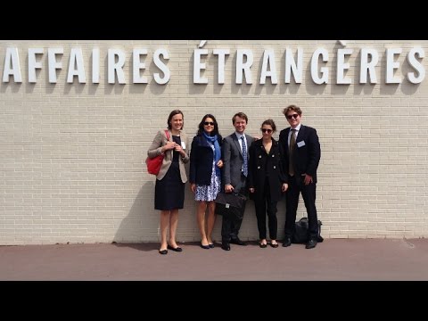 70. Crew der Diplomatenausbildung des Auswärtigen Amts in Paris