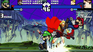 Mugen Request Battle #155: Super Mario & Super Luigi Vs. Ruby Rose & Yang Xiao Long