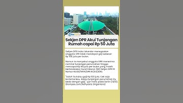 Sekjen DPR Bantah Isu Anggota DPR Naik Gaji hingga Rp 100 Juta, tapi Akui Tunjangan Rumah Rp 50 Juta