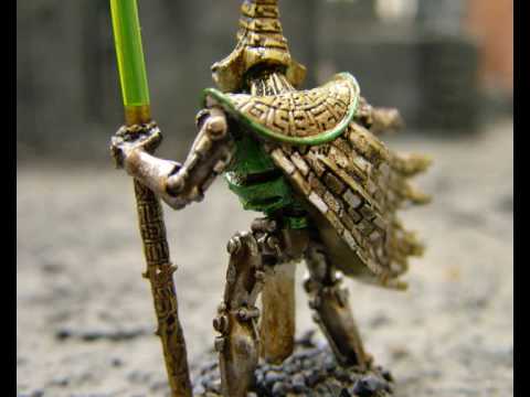 Warhammer 40K OOP Classic Necron Staff of Light conversion YouTube