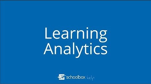 Learning Analytics - LMS Tools