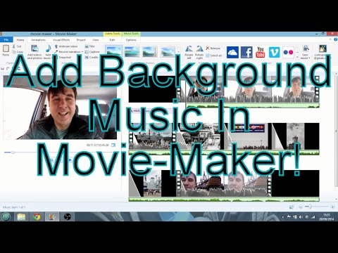How To Add Background Music For Free To Your Videos With Windows Music Maker 2012