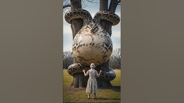 rescue cow from giant python #animals #funny #shorts