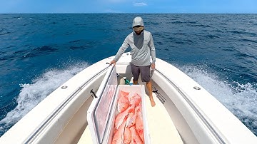 Solo commerciële snapper-trip - niet zoals gepland - vangen en verkopen