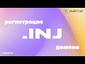 Регистрация доменного имени .INJ