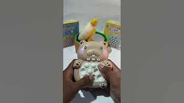 Playing push game capybara pop it elektrik, push game challenge, asmr, #popit #toys