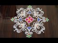Easy rangoli for friday  | 6*2  Dailyrangoli| traditional rangoli | festivalrangoli | #gssrangoli