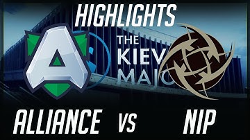 Alliance vs NiP The Kiev Major 2017 EU Highlights Dota 2