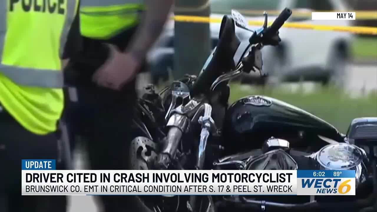 Driver cited for crash that seriously injured motorcyclist - YouTube