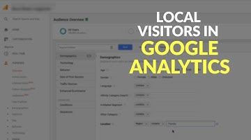 See Local Web Visitors with Google Analytics Segments