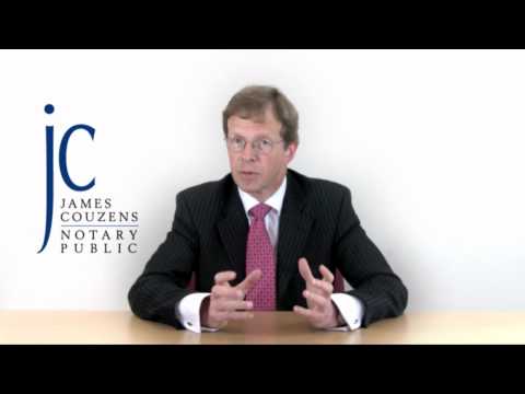 What is a Notary - Notary Public James Couzens on notary services, power of attorney and apostilles