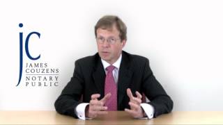 What is a Notary - Notary Public James Couzens on notary services, power of attorney and apostilles