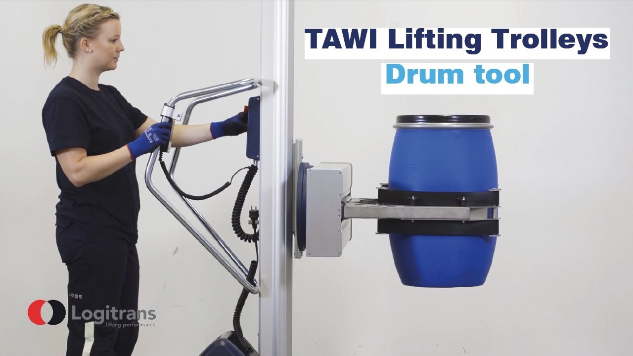 Ergonomisch vaten tillen, kantelen en draaien met de TAWI Drum Tool.