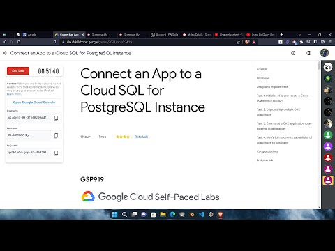 Connect an App to a Cloud SQL for PostgreSQL Instance Lab solution || Yellow challenge || Arcade 23