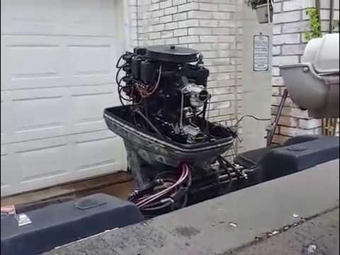 125 hp Force outboard - YouTube
