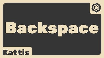 Programming Problems EP9 - Backspace - Kattis