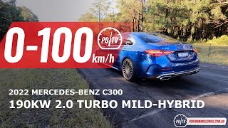 2022 Mercedes-Benz C 300 0-100km/h & engine sound