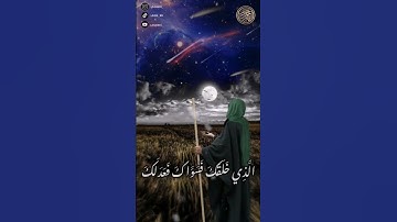 سورة الانفطار / يَا أَيُّهَا الإِنسَانُ مَا غَرَّكَ بِرَبِّكَ الْكَرِيمِ القارئ عامر الكاظمي