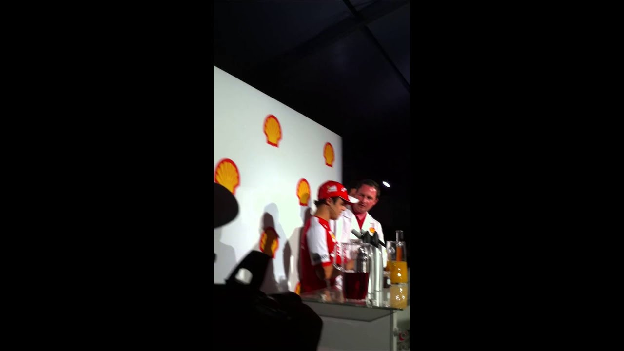 formula one bbc sport Felipe Masa at the Shell tent, Fan Fest.