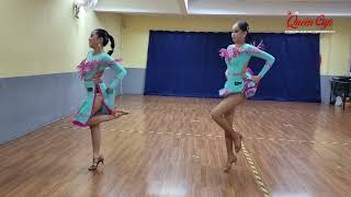 Synchronize Duo - Jive - 12 - Raelynne Wong & Vanessa Lee - Malaysia Queen Cup 2021