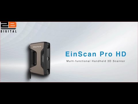 EinScan Pro HD – Multi-Functional Handheld 3D Scanner | High Accuracy & Fast Performance