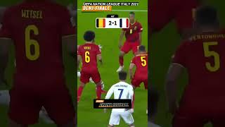 BELGIQUE VS FRANCE/ UEFA NATION LEAGUE ITALY 2021 RÉSUMÉ #football #nationleague