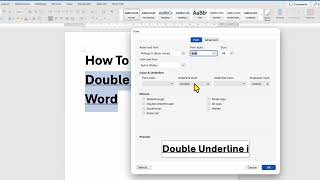 How to Remove Double Underline in Word (2 Easy Methods)