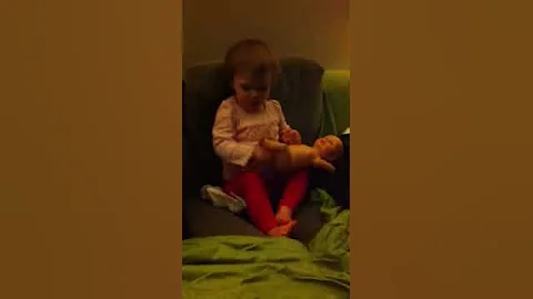 Penny tries to change a diaper