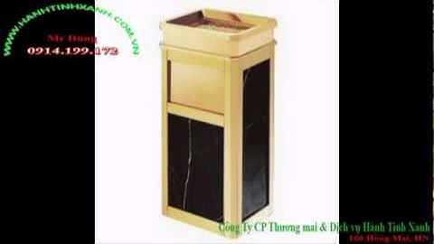 THÙNG RÁC DÁ HOA CƯƠNG - CÁC KIỂU THÙNG RÁC ĐẸP - THÙNG RÁC HIỆN ĐẠI