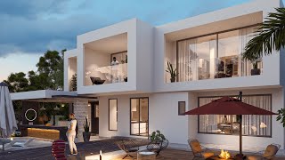 Luxury Modern House Design | 4 Bedroom | with an outdoor kitchen | 255 sqm.