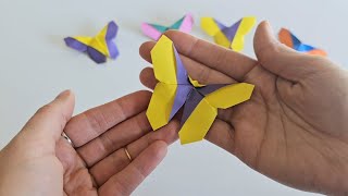 easy origami butterfly /in 5 minutes