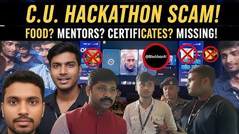 Hackathon Scam | CU Hackathon , Our Shocking Experience at Hack With UP #hackathonvibes #collegelife