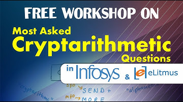Infosys and eLitmus Cryptarithmetic Questions with Answers | by Mr. Hari Krishna