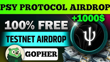🚀 2 FREE Airdrops LIVE Now! | PSY Protocol + Gopher Testnet Airdrop Guide 🔥 || Monad Airdrop Claim
