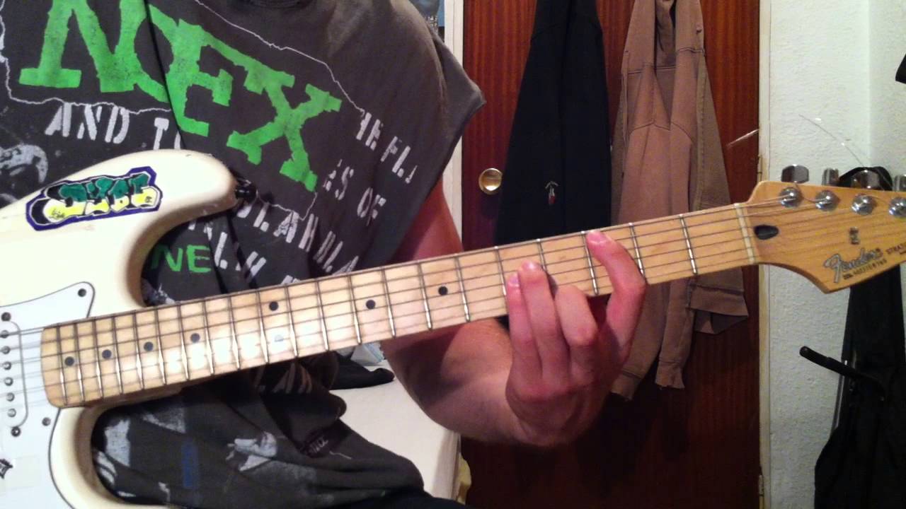 Leave it alone (Nofx) How To Play guitar cover