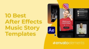 10 Best Instagram Music Stories Templates for After Effects