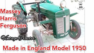 Massey Harris Ferguson England Made Model 1950 Vintage Tractor