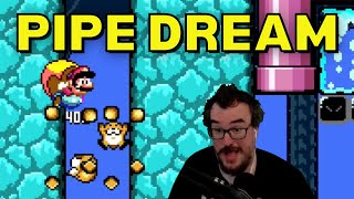 10 Hours on One AWESOME Level - Barb Plays Super Mario World Kaizo Level Pipe Dream