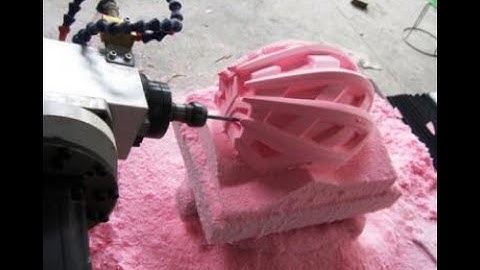 High steady 5 axis cnc router Foam sculpture carving machine