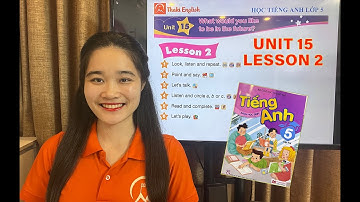 HỌC TIẾNG ANH LỚP 5 - Unit 15 - Lesson 2. What would you like to be in the future? - Thaki English